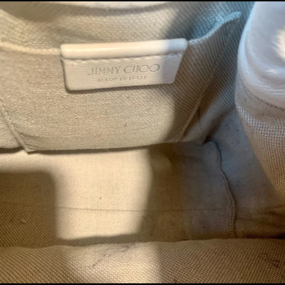 Jimmy Choo * CLOSET CLEANOUT* JC Sofia Studded Leather Tote with drawstring - Picture 7 of 8